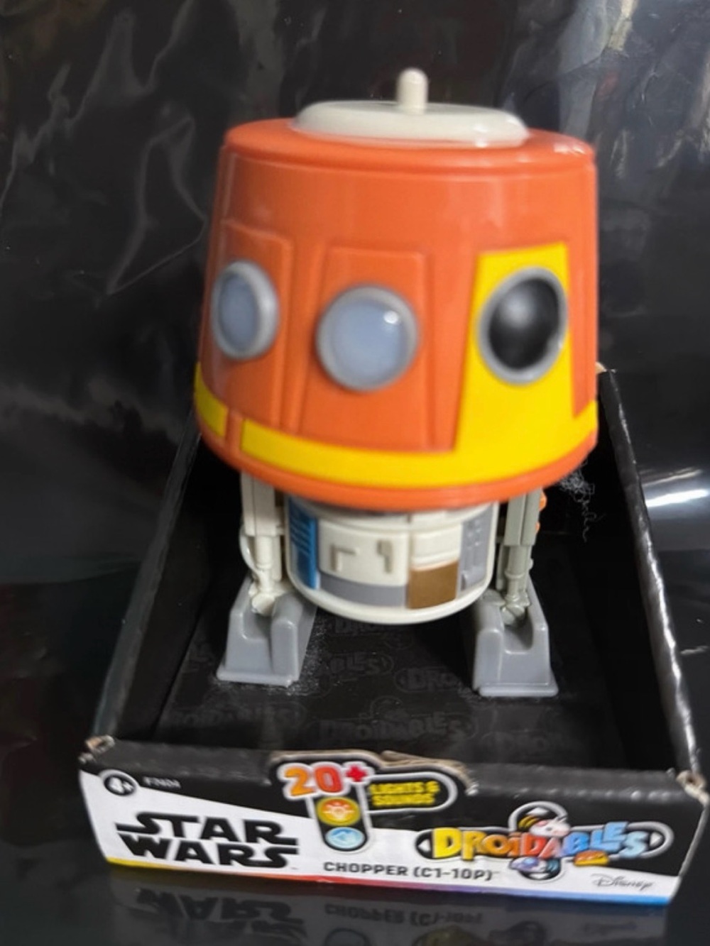 Disney Star Wars Chopper (C1-10P) Toy - Orange, Yellow, Gray, White